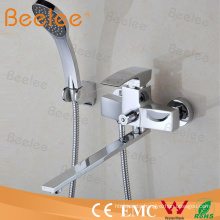 Contemporary Wall Mounted Bath Taps with Hose and Handset